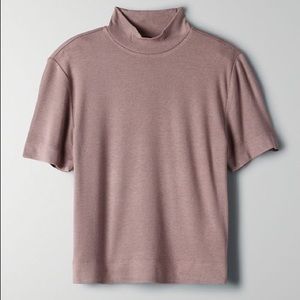 Aritzia Babaton Gonzalo T-Shirt in Mauve (S)